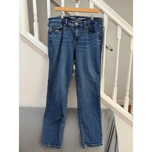 Torrid Perfect Boyfriend Ankle Jeans Womens 14T Blue Vintage Stretch Medium Wash